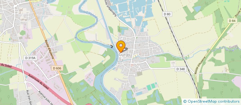 localisation de l'entreprise SCI LE CLOS DES JARDINS  GURGY