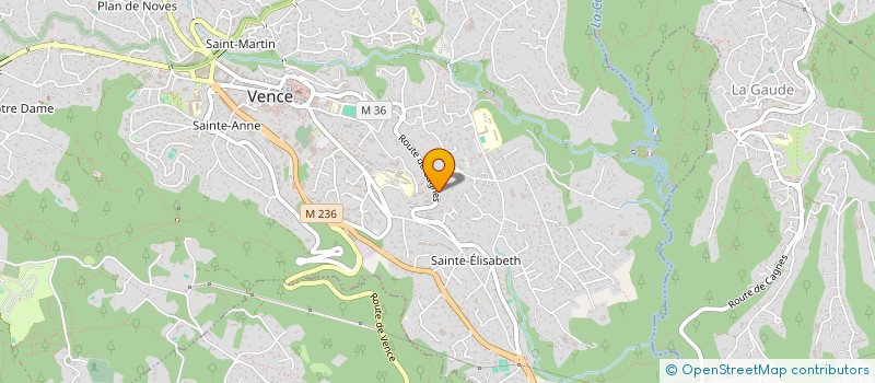 localisation de l'entreprise SCI LE CLOS DES MIRABELLES à VENCE