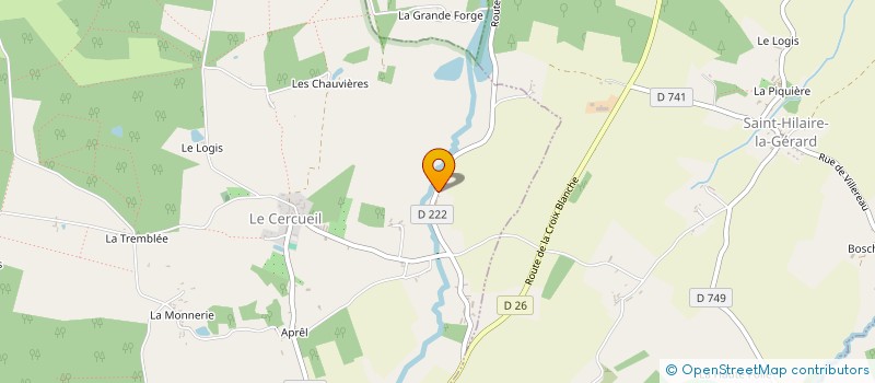 localisation de l'entreprise SCI LE CLOS DES OISEAUX D'ECOUVES à LE CERCUEIL
