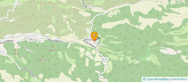 localisation de l'entreprise SCI LE CLOS DES OLIVIERS à GREOUX-LES-BAINS