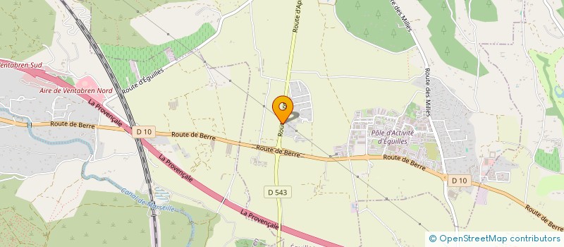 localisation de l'entreprise SCI LE CLOS DES PEPINIERES  EGUILLES