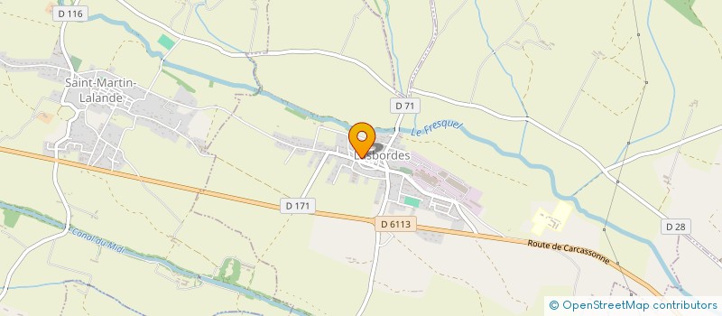 localisation de l'entreprise SCI LE CLOS DES PIPISTRELLES à LASBORDES