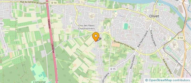 localisation de l'entreprise SCI LE CLOS DES PLAISSES à OLIVET