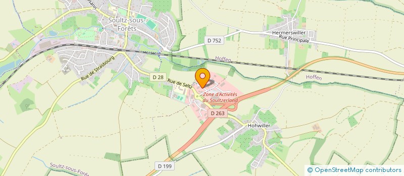 localisation de l'entreprise SCI LE CLOS DES POMMIERS  SOULTZ-SOUS-FORETS