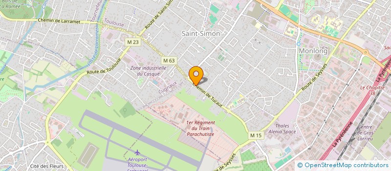 localisation de l'entreprise SCI LE CLOS DES PYRENEES  TOULOUSE