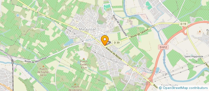 localisation de l'entreprise SCI LE CLOS DES RESISTANTS  MARAUSSAN