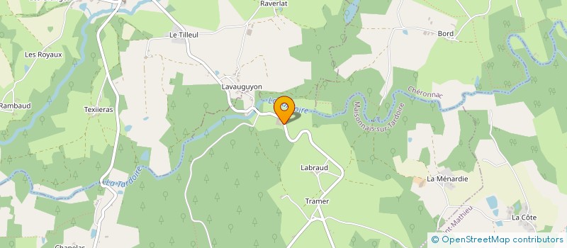 localisation de l'entreprise SCI LE CLOS DES RIBIERES à MAISONNAIS-SUR-TARDOIRE