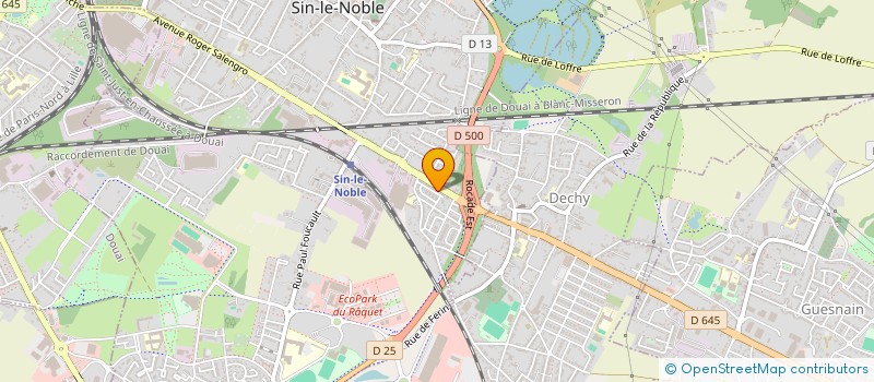 localisation de l'entreprise SCI LE CLOS DES RIPAILLES  SIN LE NOBLE