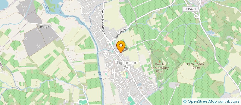 localisation de l'entreprise SCI LE CLOS DES ROMPUDES  LIGNAN-SUR-ORB