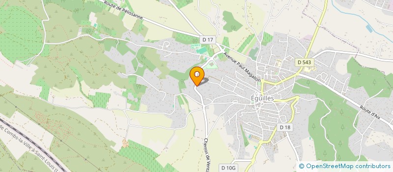 localisation de l'entreprise SCI LE CLOS DES ROSES à EGUILLES