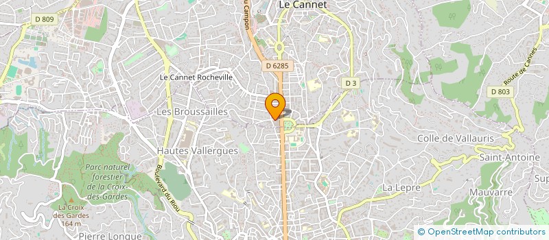 localisation de l'entreprise SCI LE CLOS DES ROSES  LE CANNET