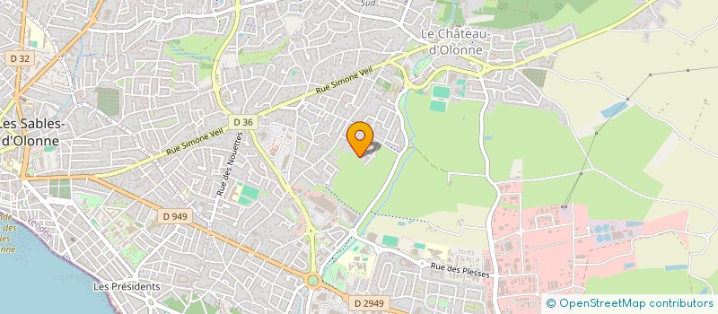 localisation de l'entreprise SCI LE CLOS DES STRELITZIAS à LES SABLES D'OLONNE