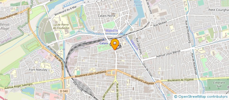 localisation de l'entreprise SCI LE CLOS DES SYCOMORES  CALAIS