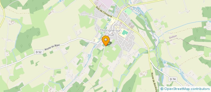 localisation de l'entreprise SCI LE CLOS DES VIGNES  LA CHAPELLE-SAINT-REMY