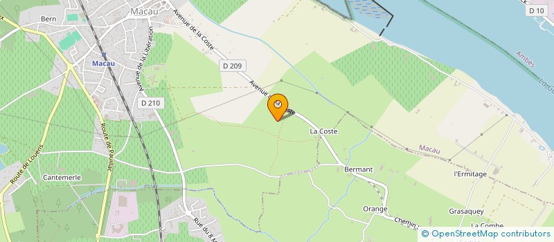 localisation de l'entreprise SCI LE CLOS DU BAREIL  MACAU