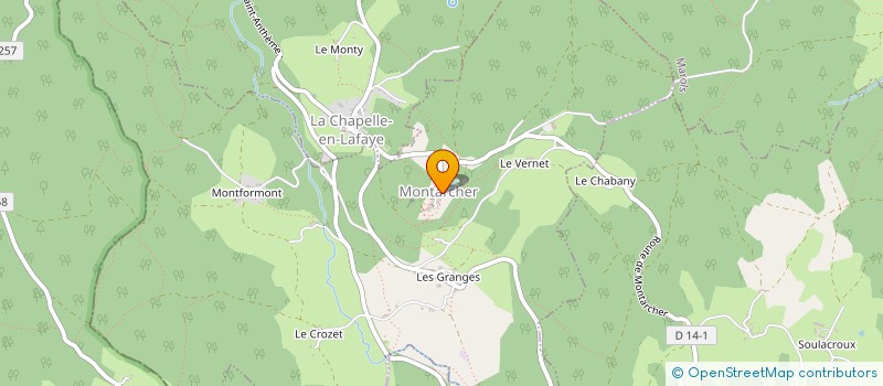 localisation de l'entreprise SCI LE CLOS DU BOURG  MONTARCHER