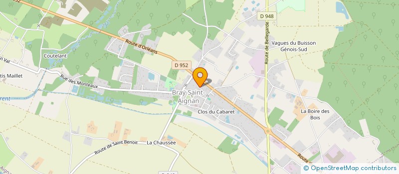 localisation de l'entreprise SCI LE CLOS DU CABARET à BRAY-SAINT-AIGNAN