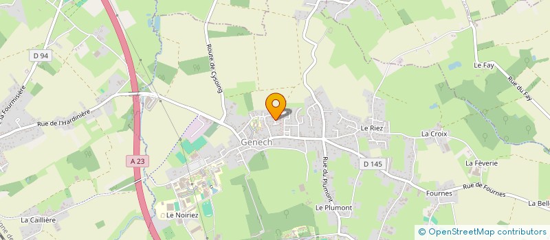 localisation de l'entreprise SCI LE CLOS DU CATTELET N2  GENECH