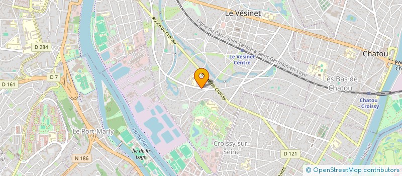 localisation de l'entreprise SCI LE CLOS DU CEDRE à LE VESINET