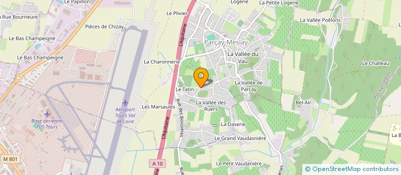 localisation de l'entreprise SCI LE CLOS DU CHATEAU  PARCAY-MESLAY