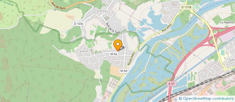 localisation de l'entreprise SCI LE CLOS DU CHATEAU  VAUX