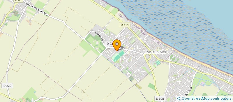 localisation de l'entreprise SCI LE CLOS DU CHATEAU DE LION SUR MER  LION-SUR-MER