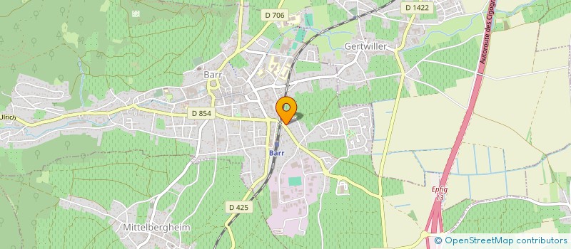 localisation de l'entreprise SCI LE CLOS DU CHEVAL  GERTWILLER