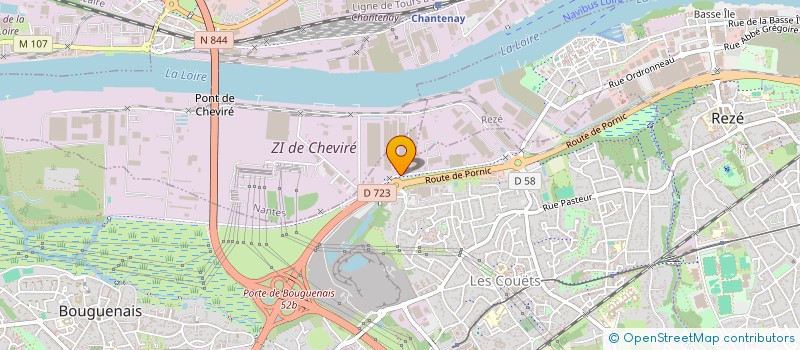 localisation de l'entreprise SCI LE CLOS DU COMMANDO à BOUGUENAIS