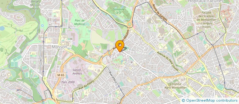 localisation de l'entreprise SCI LE CLOS DU GOLF PONT ROYAL à MONTPELLIER