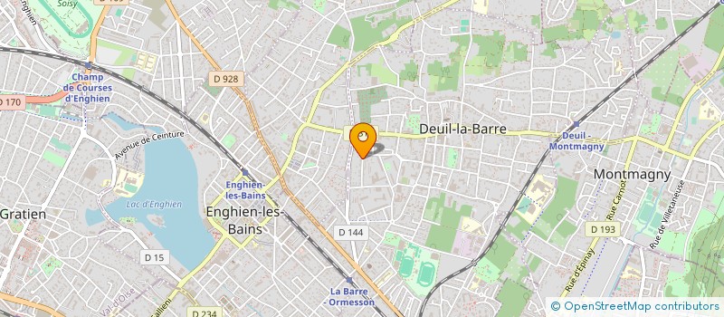 localisation de l'entreprise SCI LE CLOS DU LISERON à DEUIL LA BARRE