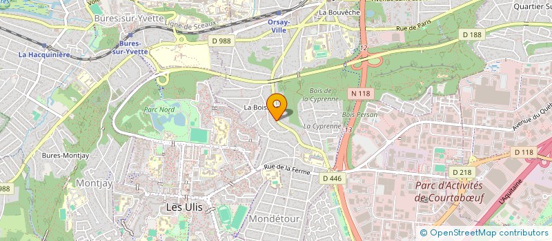 localisation de l'entreprise SCI LE CLOS DU LYS à ORSAY