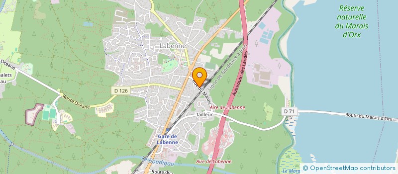 localisation de l'entreprise SCI LE CLOS DU MARAIS à LABENNE
