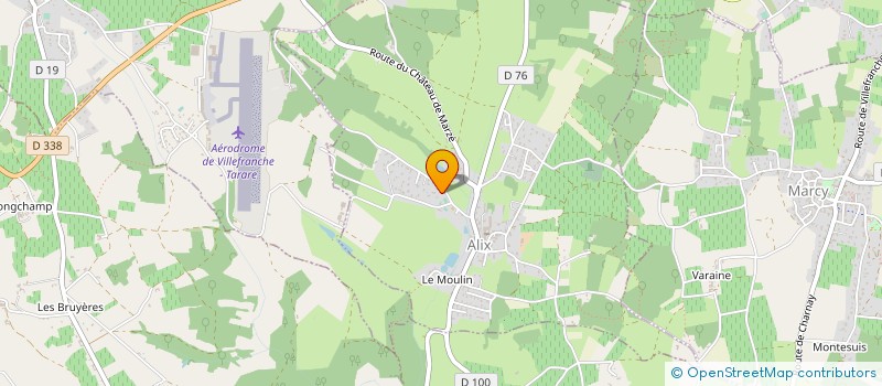 localisation de l'entreprise SCI LE CLOS DU MAUPAS  ALIX