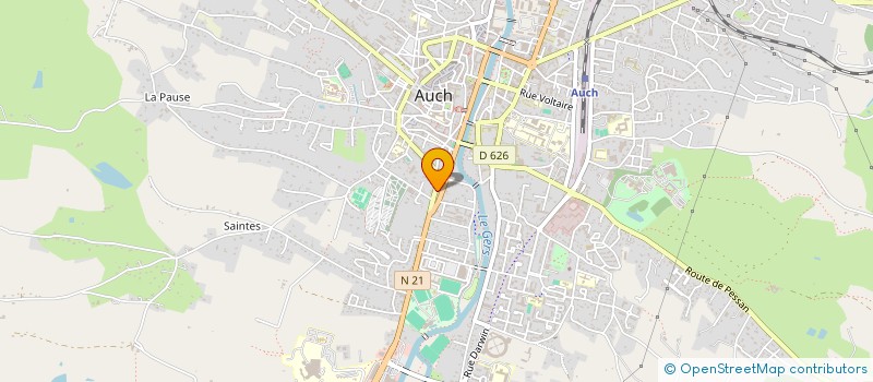 localisation de l'entreprise SCI LE CLOS DU PARADIS  AUCH