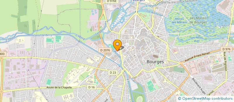 localisation de l'entreprise SCI LE CLOS DU PARC  BOURGES