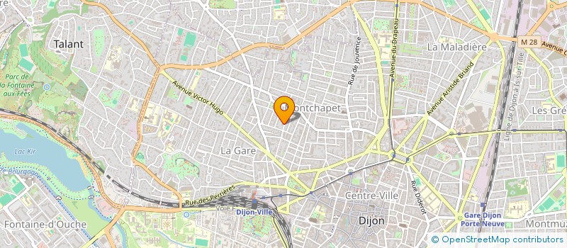 localisation de l'entreprise SCI LE CLOS DU PARC à DIJON