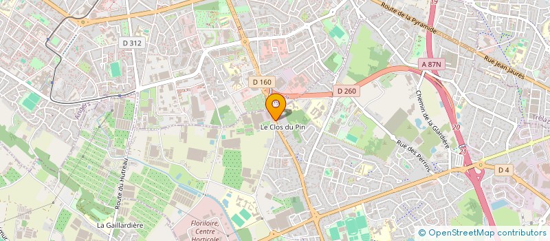 localisation de l'entreprise SCI LE CLOS DU PIN  LES PONTS-DE-CE