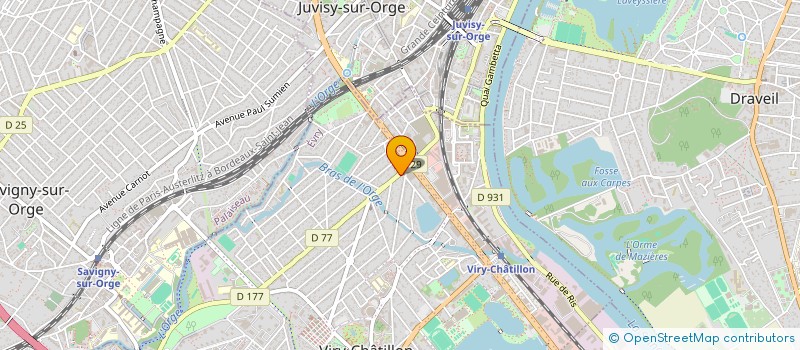 localisation de l'entreprise SCI LE CLOS DU PUIT à VIRY-CHATILLON