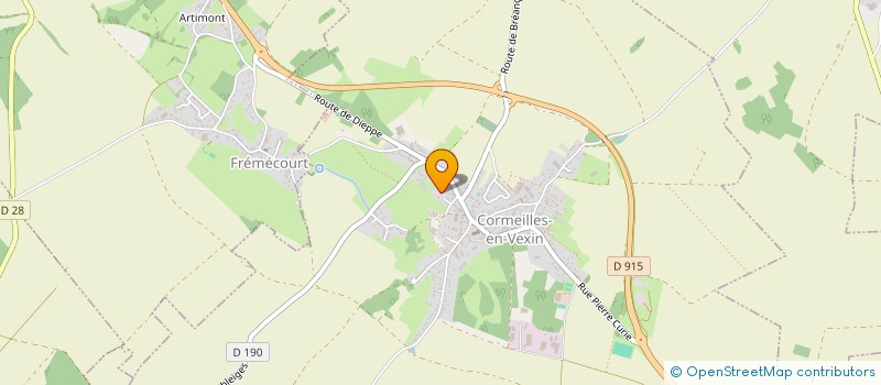 localisation de l'entreprise SCI LE CLOS DU PUITS  CORMEILLES-EN-VEXIN