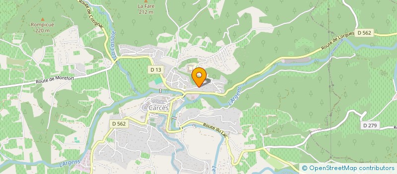 localisation de l'entreprise SCI LE CLOS DU ROUX  CARCES