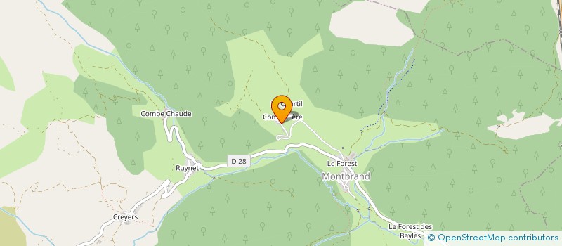 localisation de l'entreprise SCI LE CLOS DU THYM DES GRANGES  MONTBRAND