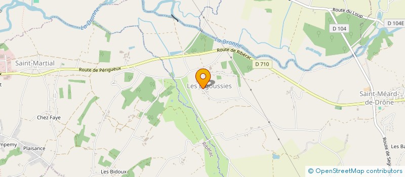 localisation de l'entreprise SCI LE CLOS DU TILLEUIL  SAINT-MEARD-DE-DRONE