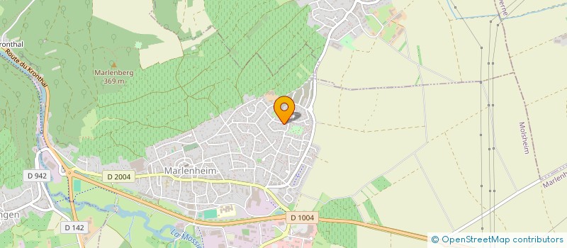 localisation de l'entreprise SCI LE CLOS DU VAL  MARLENHEIM