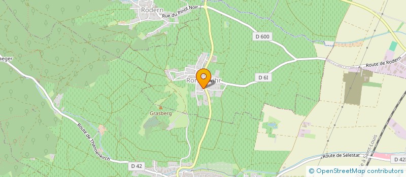 localisation de l'entreprise SCI LE CLOS DU VIGNOBLE  RORSCHWIHR