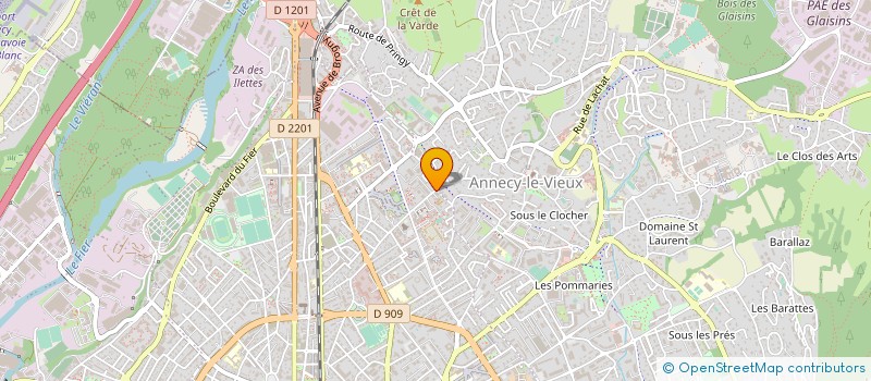 localisation de l'entreprise SCI LE CLOS DU VILLAGE à ANNECY