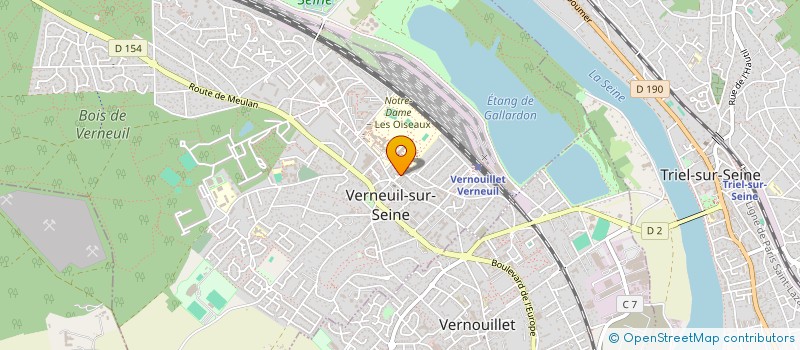 localisation de l'entreprise SCI LE CLOS DU VILLAGE à VERNEUIL-SUR-SEINE