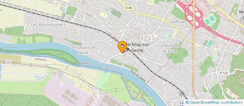 localisation de l'entreprise SCI LE CLOS DU VIVIER  HERBLAY-SUR-SEINE