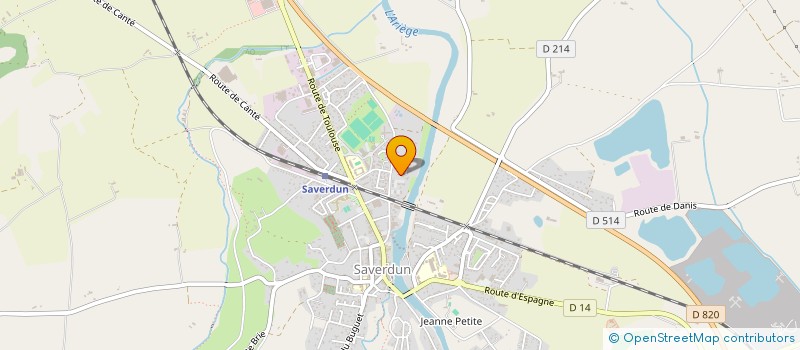 localisation de l'entreprise SCI LE CLOS DU VOLCAN à SAVERDUN