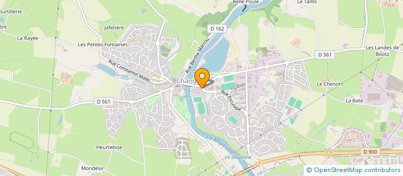 localisation de l'entreprise SCI LE CLOS EVA  CHANGE