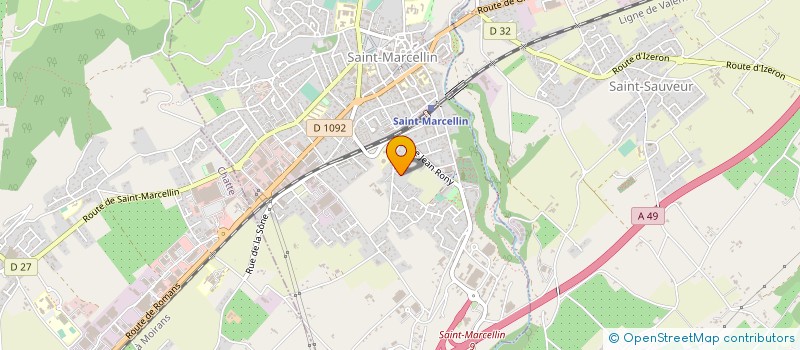 localisation de l'entreprise SCI LE CLOS FLEURI  SAINT-MARCELLIN